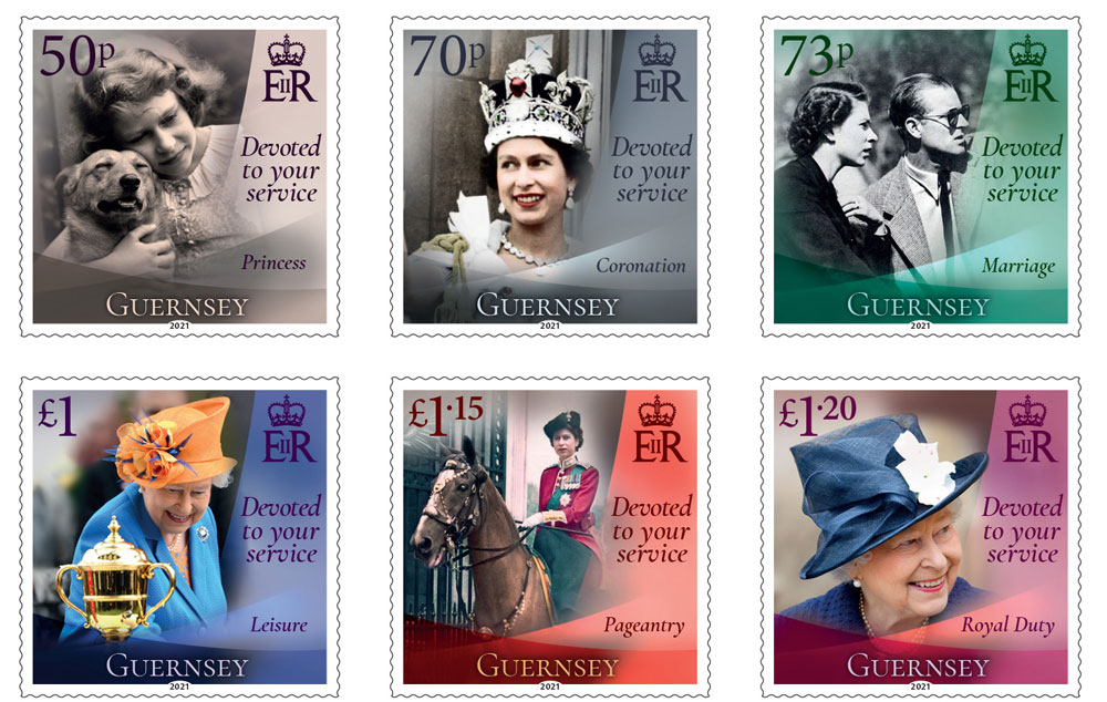 Stamps mark The Queen's historic Birthday
